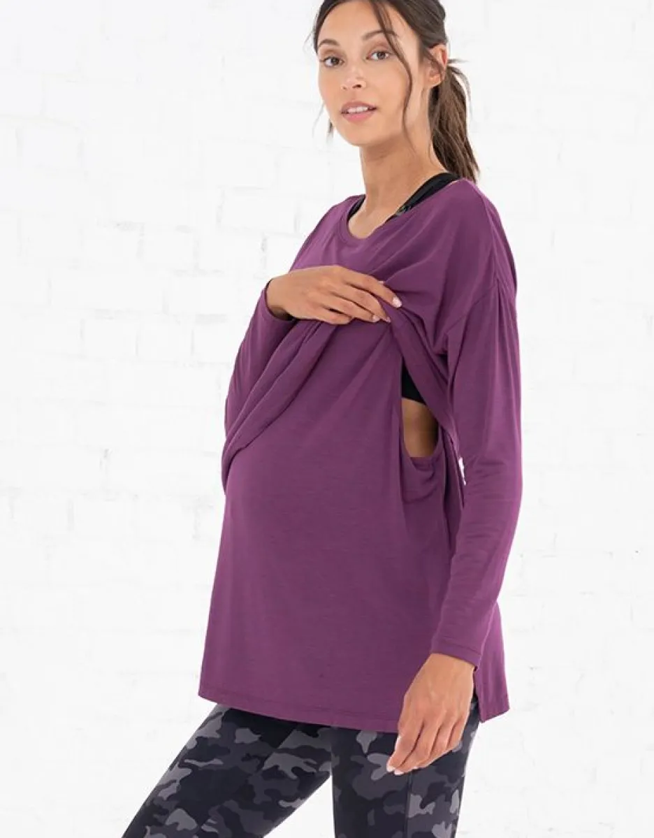 Clearance Seraphine Modal Umstands- & Stilltop Bordeaux