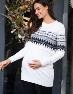 Best Seraphine Monochromer Umstands- & Stillstrickpullover