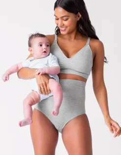 New Seraphine Postnatale Formende Slips Doppelpack Grau & Rose
