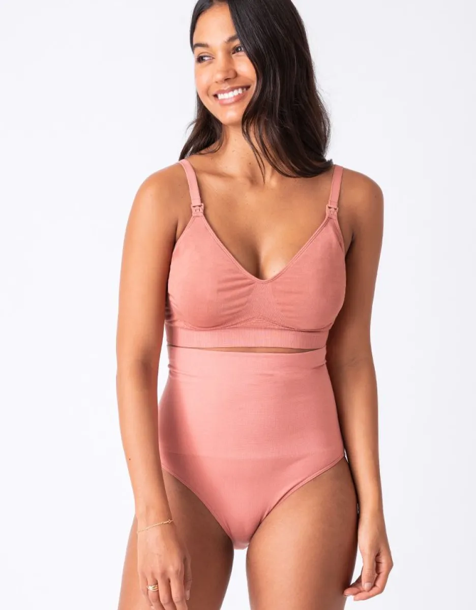New Seraphine Postnatale Formende Slips Doppelpack Schwarz & Terracotta