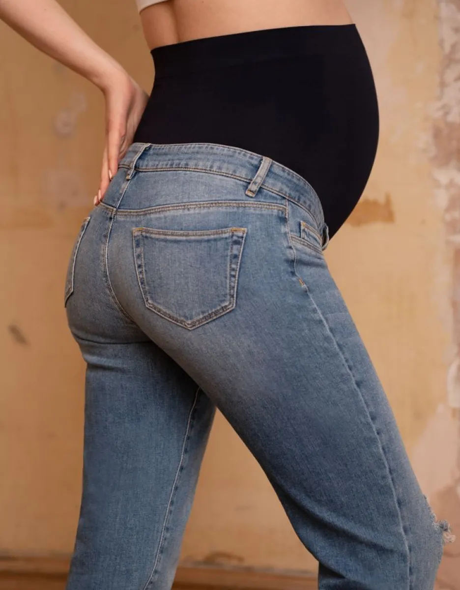 Best Sale Seraphine Ripped Boyfriend Umstandsjeans