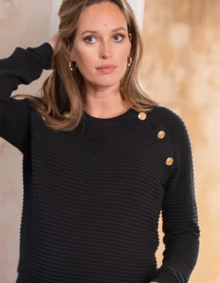 Store Seraphine Rippen-Umstands- & Stillpullover Baumwolle