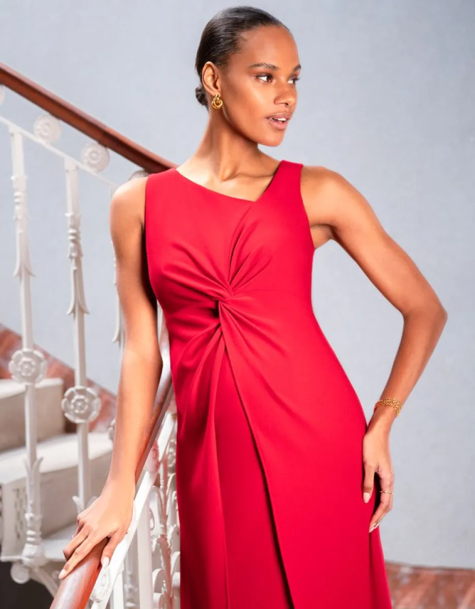Best Sale Seraphine Rotes Umstandskleid Kurz & Lang
