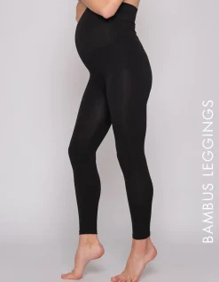 Cheap Seraphine Schwarze Umstandsleggings Aktiv - Hoher Bund