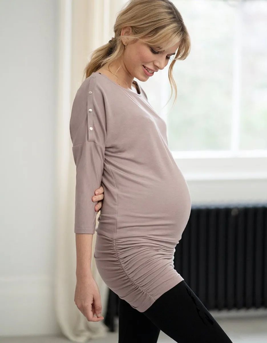 Shop Seraphine Schwarze Umstandsleggings Aktiv - Niedriger Bund