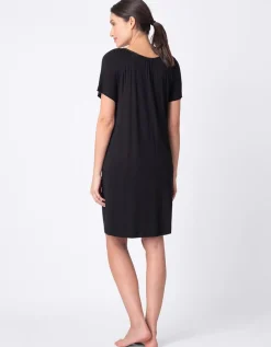Sale Seraphine Schwarze Umstandsnachthemden - Doppelpack