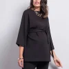 Online Seraphine Schwarze Umstandstunika Aus Ponte Jersey
