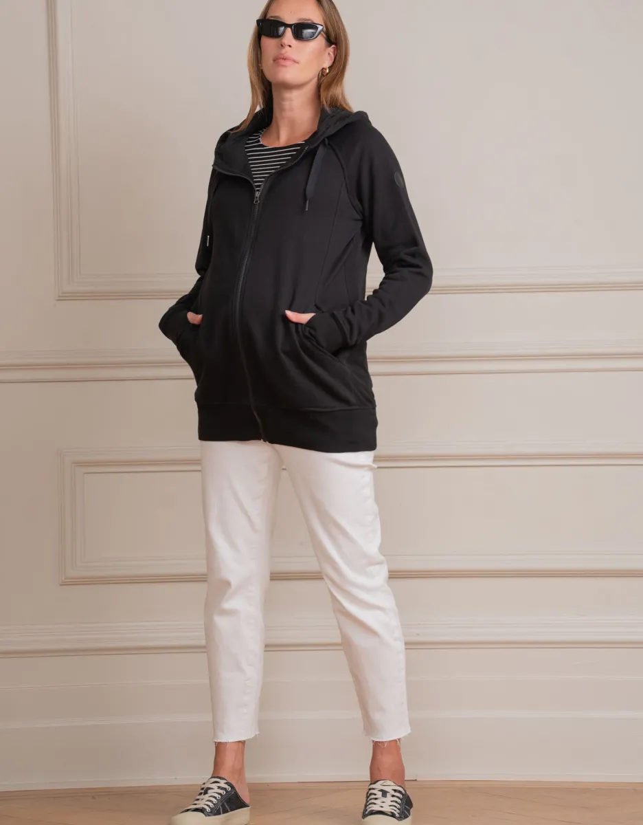 Discount Seraphine Schwarzer 3-In-1 Umstands- & Tragehoodie