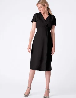 Cheap Seraphine Schwarzes Trench Umstandskleid