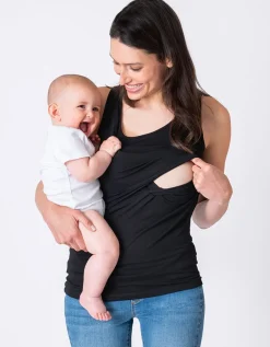 Best Sale Seraphine Schwarzes Umstands - Und Stilltop Mit Tragern