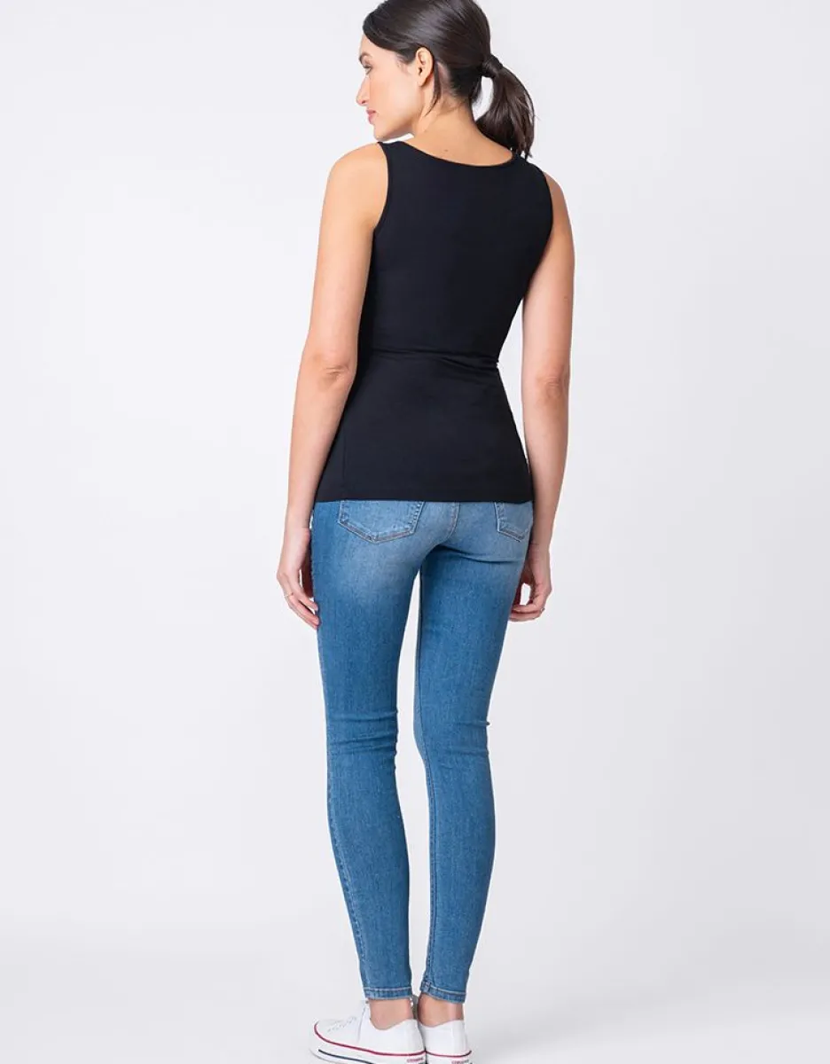 Best Sale Seraphine Schwarzes Umstands - Und Stilltop Mit Tragern