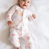 Sale Seraphine Set Bio-Baumwoll-Schlafanzug Und Latzchen Mit Einfachem Reisverschluss