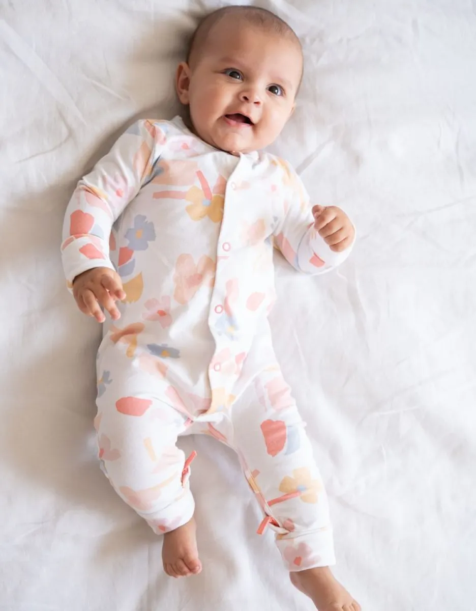 Sale Seraphine Set Bio-Baumwoll-Schlafanzug Und Latzchen Mit Einfachem Reisverschluss