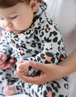 Flash Sale Seraphine Set Bio-Baumwoll-Schlafanzug Und Latzchen Mit Einfachem Reisverschluss