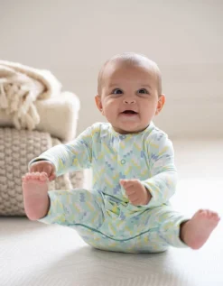 Fashion Seraphine Set Bio-Baumwoll-Schlafanzug Und Latzchen Mit Einfachem Reisverschluss