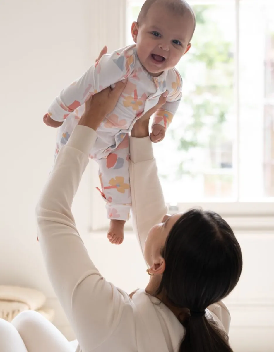 Sale Seraphine Set Bio-Baumwoll-Schlafanzug Und Latzchen Mit Einfachem Reisverschluss