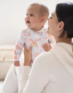 Sale Seraphine Set Bio-Baumwoll-Schlafanzug Und Latzchen Mit Einfachem Reisverschluss