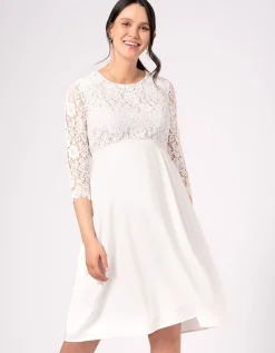 Cheap Seraphine Still- & Umstandshochzeitskleid Mit Spitze