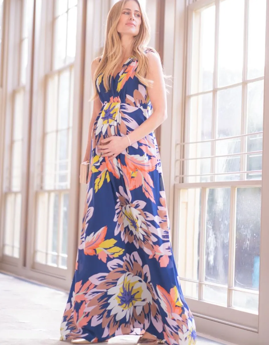 Cheap Seraphine Still- & Umstandsmaxikleid Mit Blutenmuster