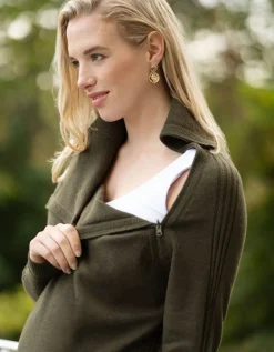 Flash Sale Seraphine Still- & Umstandsrollkragenpullover Khaki
