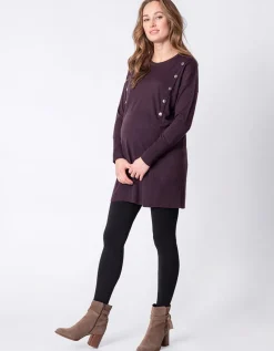 Online Seraphine Still- & Umstandsstricktunika Bordeaux