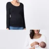Hot Seraphine Still- & Umstands-T-Shirt Doppelpack Schwarz & Weis