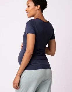 Best Seraphine Still- & Umstands-T-Shirt Doppelpack Blau & Grau