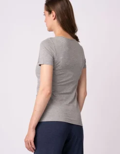 Best Seraphine Still- & Umstands-T-Shirt Doppelpack Blau & Grau
