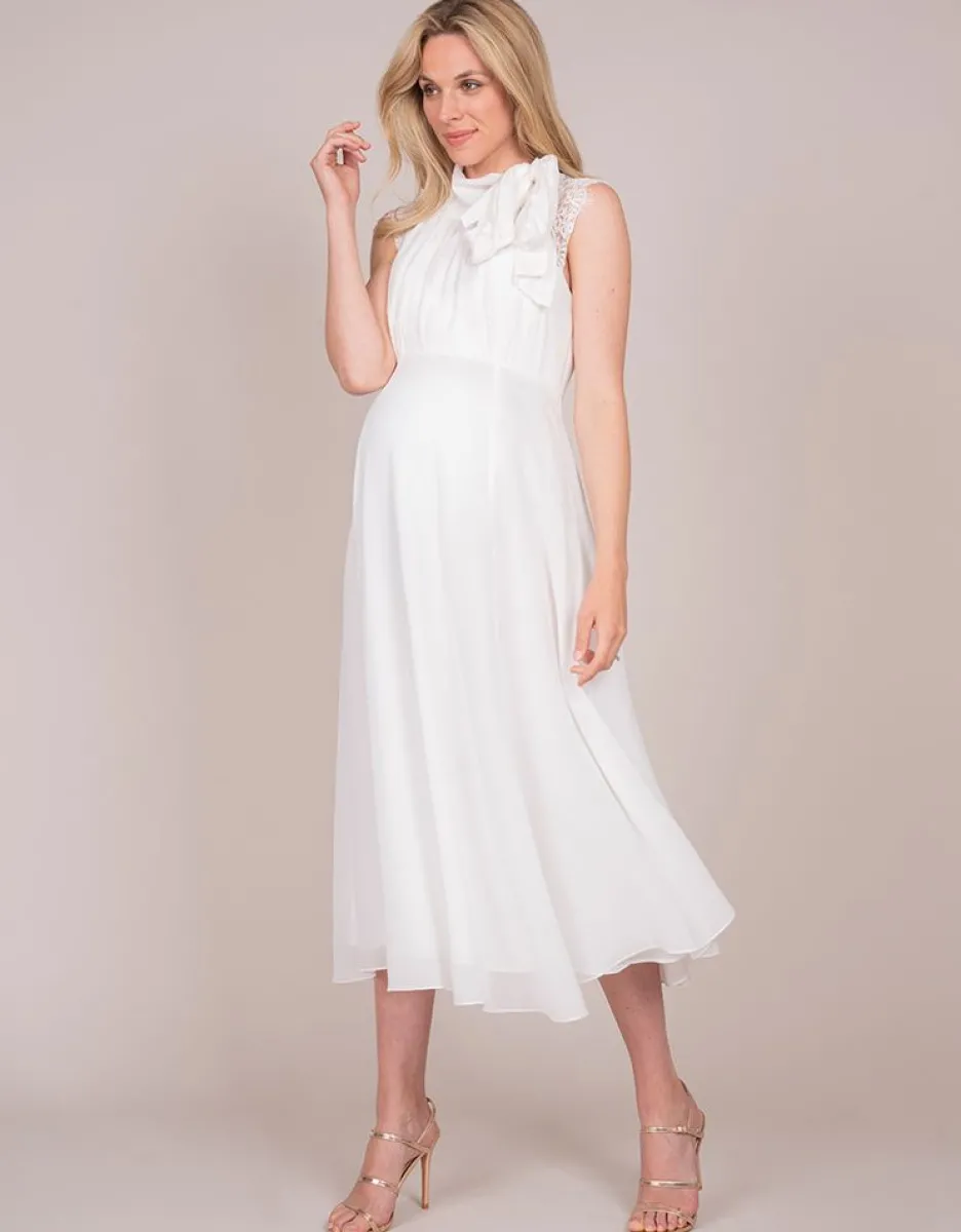 Cheap Seraphine Still- Und Umstandsbrautkleid Mit Schleife