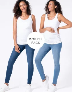 Hot Seraphine Superstretch Umstandsjeggings Im Doppelpack