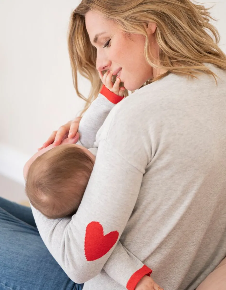 Sale Seraphine Sweatheart Mama & Mini Pullover Set Baumwolle