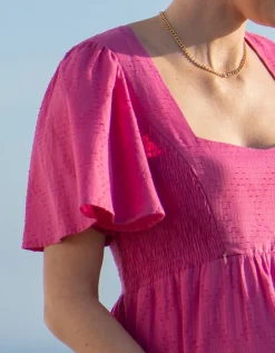 New Seraphine Umstands- & Stillkleid Aus Baumwolle Fuchsia