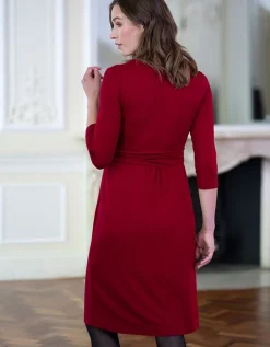 Clearance Seraphine Umstands- & Stillkleid In Bordeaux