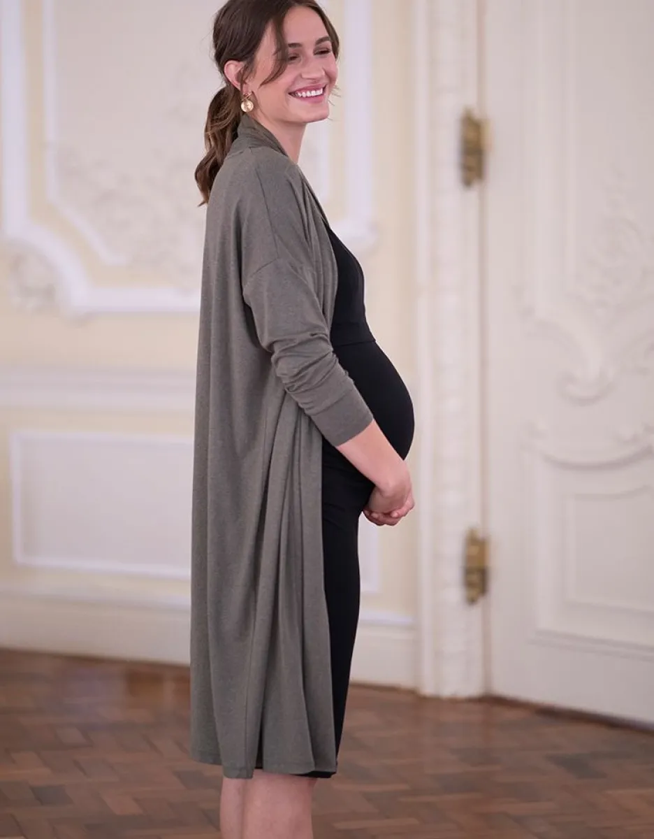 Hot Seraphine Umstands- & Stillkleid Und Strickjacke Im Set