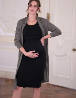 Hot Seraphine Umstands- & Stillkleid Und Strickjacke Im Set