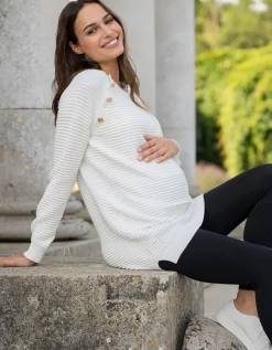 New Seraphine Umstands- & Stillpullover Aus Rippenstrick