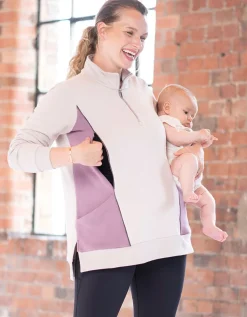 Cheap Seraphine Umstands- & Stillsweathshirt Baumwollmischung