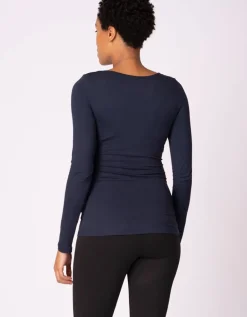 Shop Seraphine Umstands- & Stilltops Dunkelblau & Grau Doppelpack