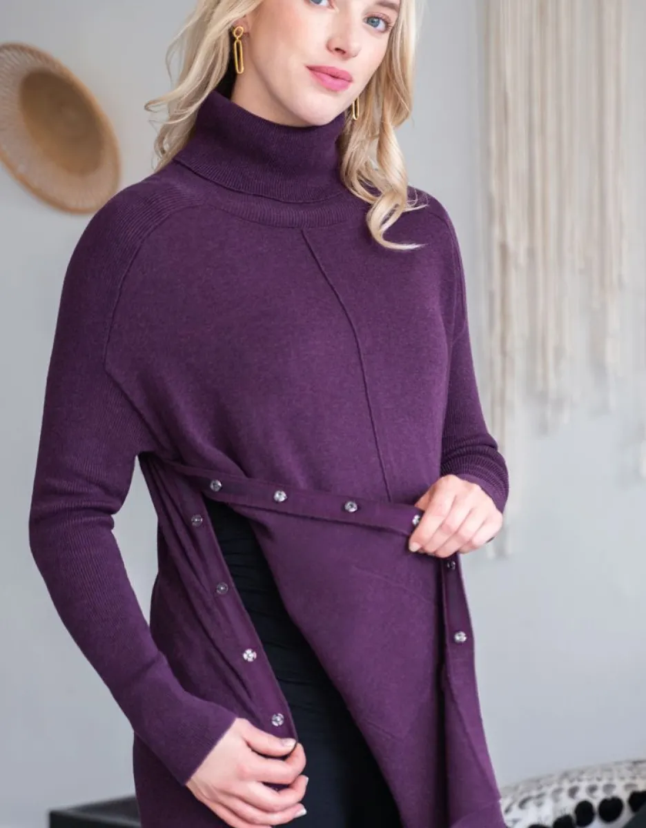 Store Seraphine Umstands- & Stilltunika Aus Baumwollstrick