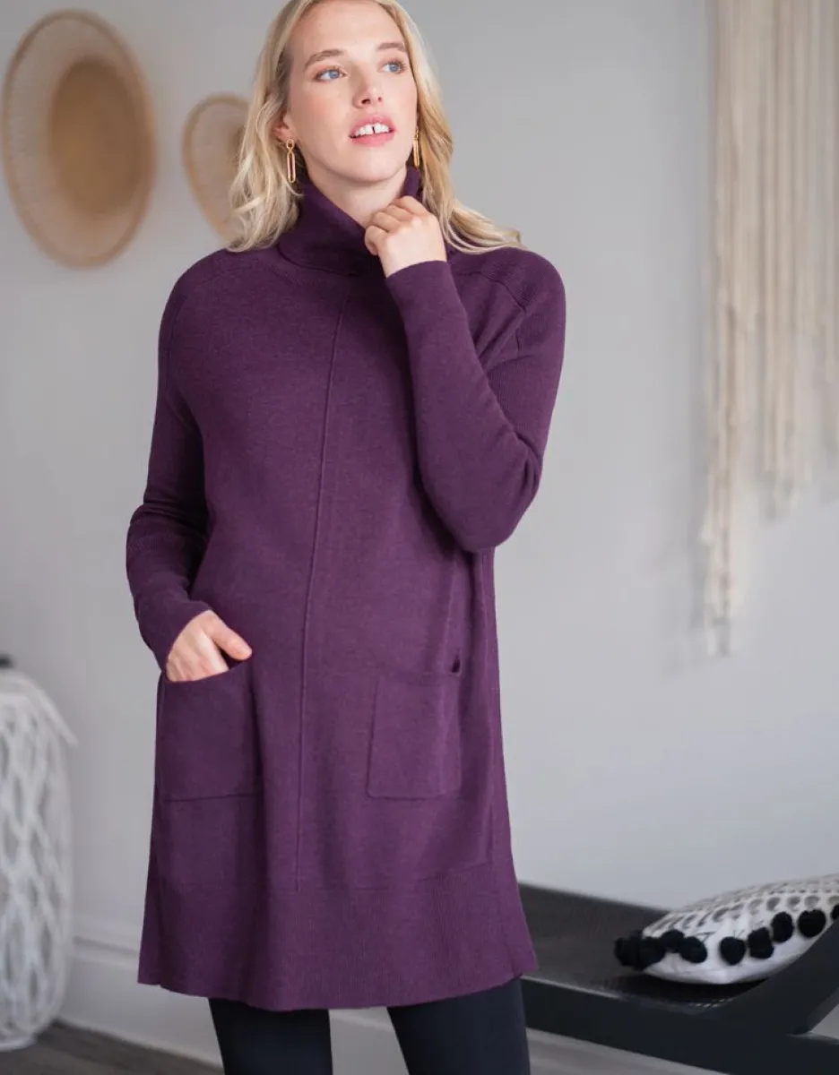 Store Seraphine Umstands- & Stilltunika Aus Baumwollstrick