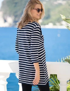 Fashion Seraphine Umstands- Und Stillkleid Aus Baumwolle Mit Maritimen Streifen