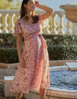 Cheap Seraphine Umstands- Und Stillkleid Mit Blumenmuster Pink