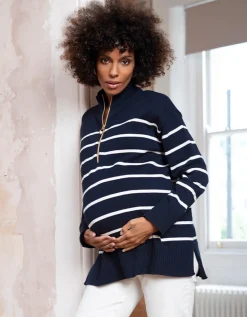 Cheap Seraphine Umstands- Und Stillpullover Aus Baumwolle Mit Reisverschluss