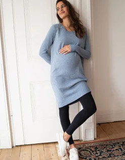 Best Seraphine Umstands- Und Stillpulloverkleid Hellblau