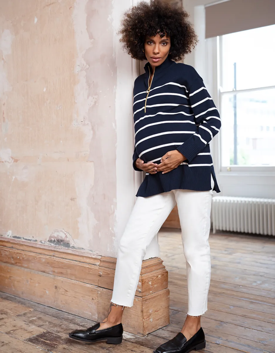 Cheap Seraphine Umstands- Und Stillpullover Aus Baumwolle Mit Reisverschluss