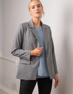 Best Sale Seraphine Umstands- Und Stilltop Im Lagenlook, Schieferblau