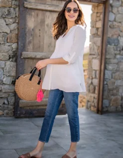 Online Seraphine Umstandsbluse In Elfenbein