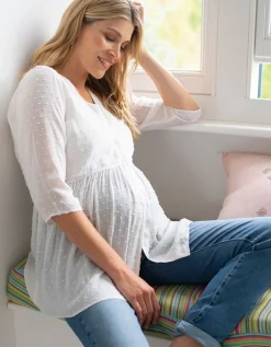 Store Seraphine Umstandsbluse Mit 3/4 Armel