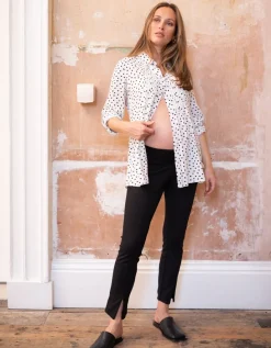 Outlet Seraphine Umstandsbluse Mit Punkten Im Retrolook