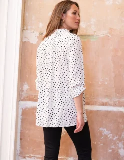 Outlet Seraphine Umstandsbluse Mit Punkten Im Retrolook